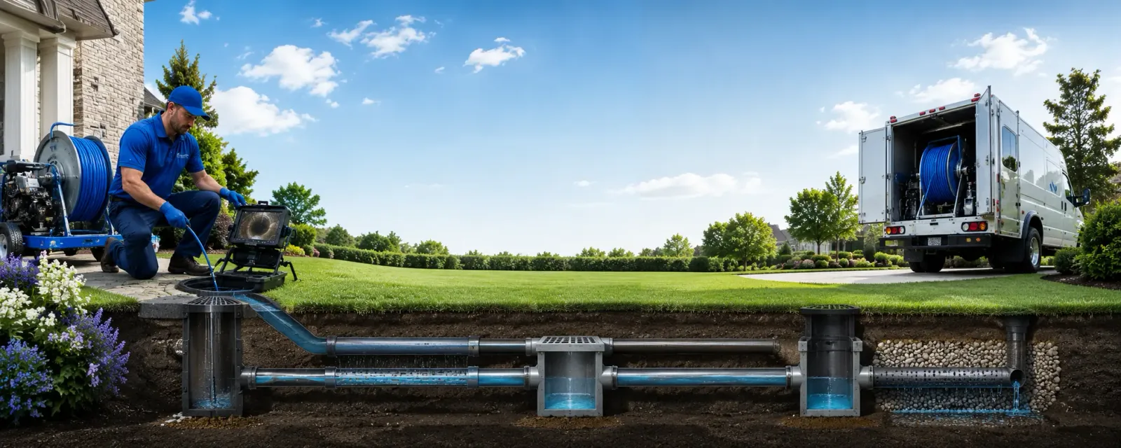 Outdoor drain cleaning information for Riverdale, IL